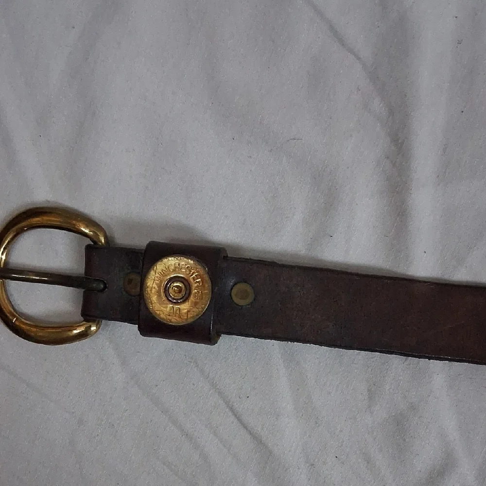 Kids' Brown Belt with Gold Accents